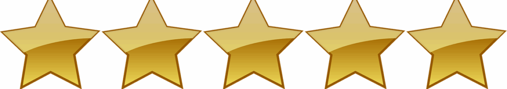 5 Sterne Bewertung